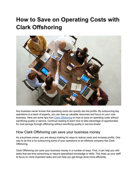 clark offshoring